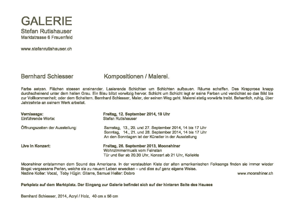 Gallerie Stefan Rithishauser rs
